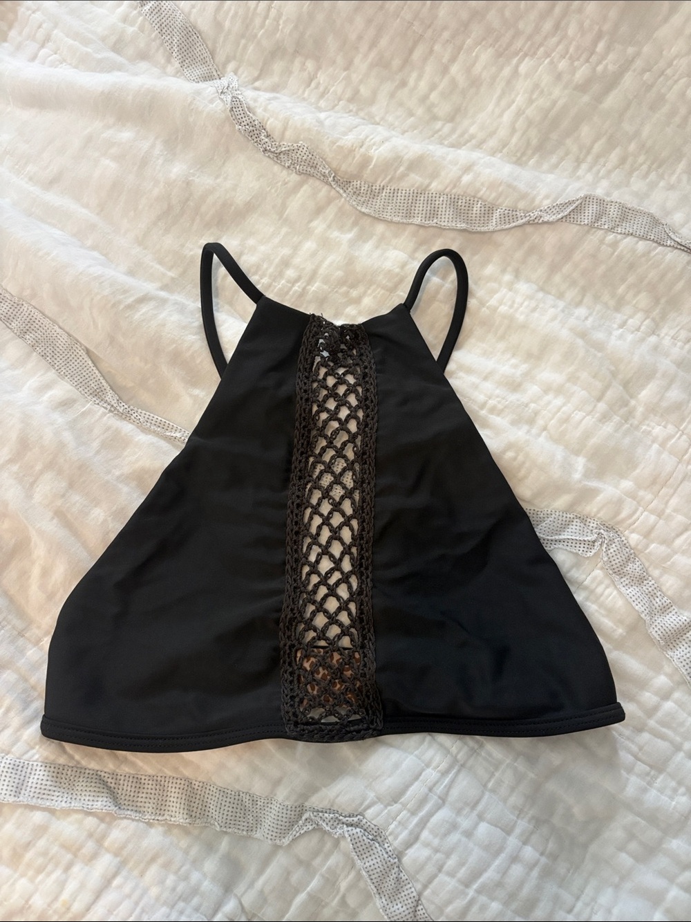Acacia Swimwear black XS Print Bikini top
